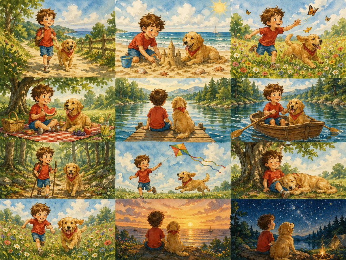 多面板图像项目模板