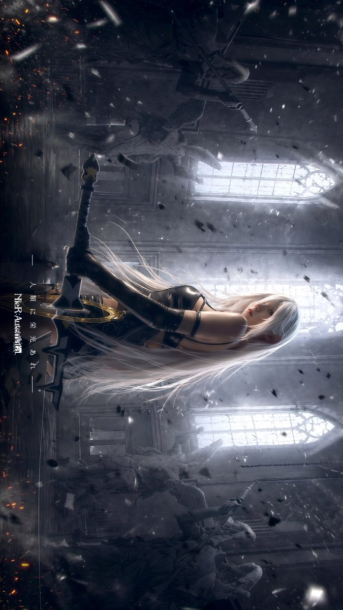 哥特风仿生人战士大教堂主视觉图