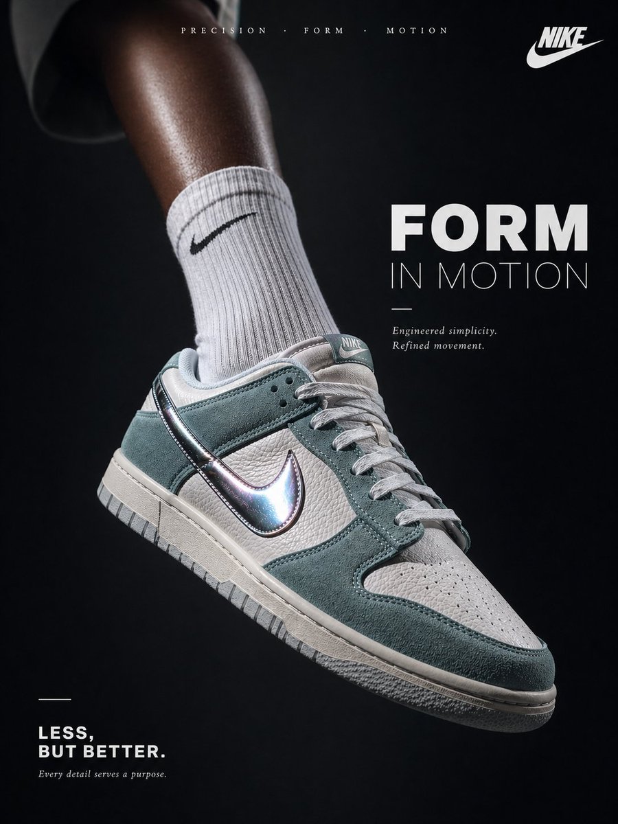 奢华极简风鞋履广告