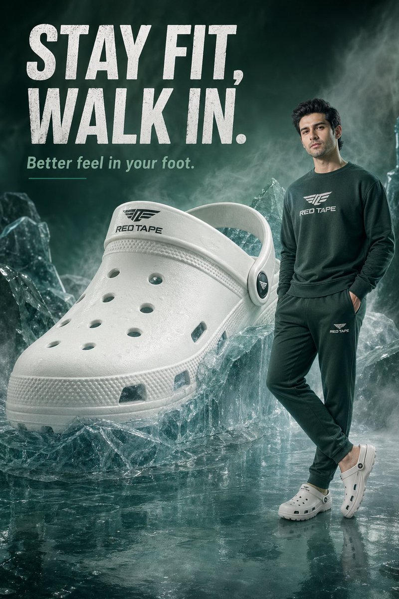 创意鞋履概念广告