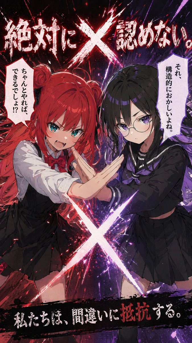 动漫 X 平台对战海报