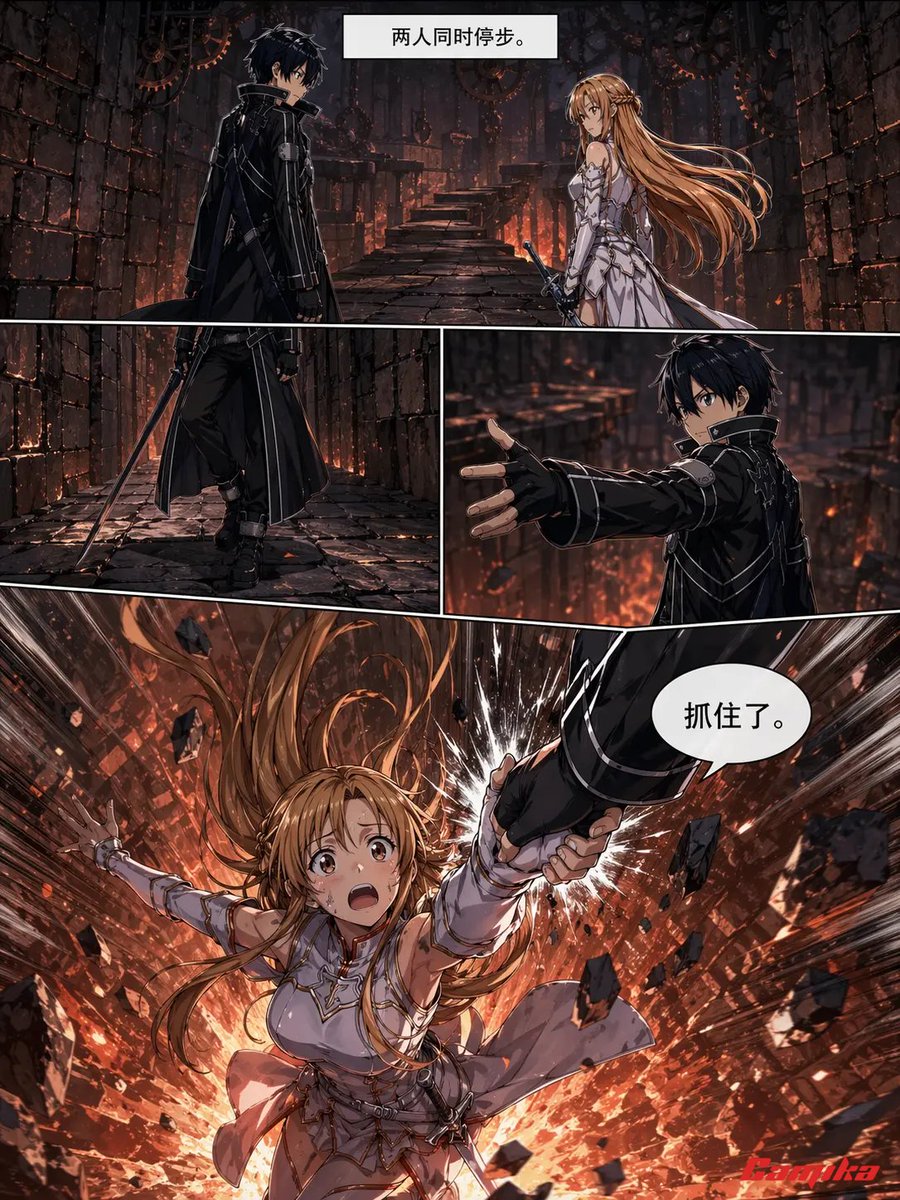 暗黑奇幻废墟漫画页面