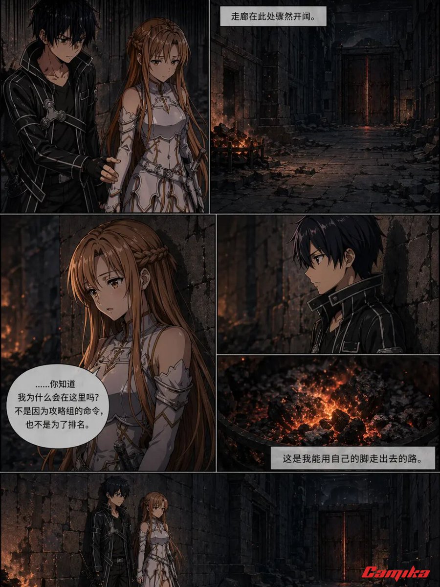 暗黑奇幻废墟漫画页面