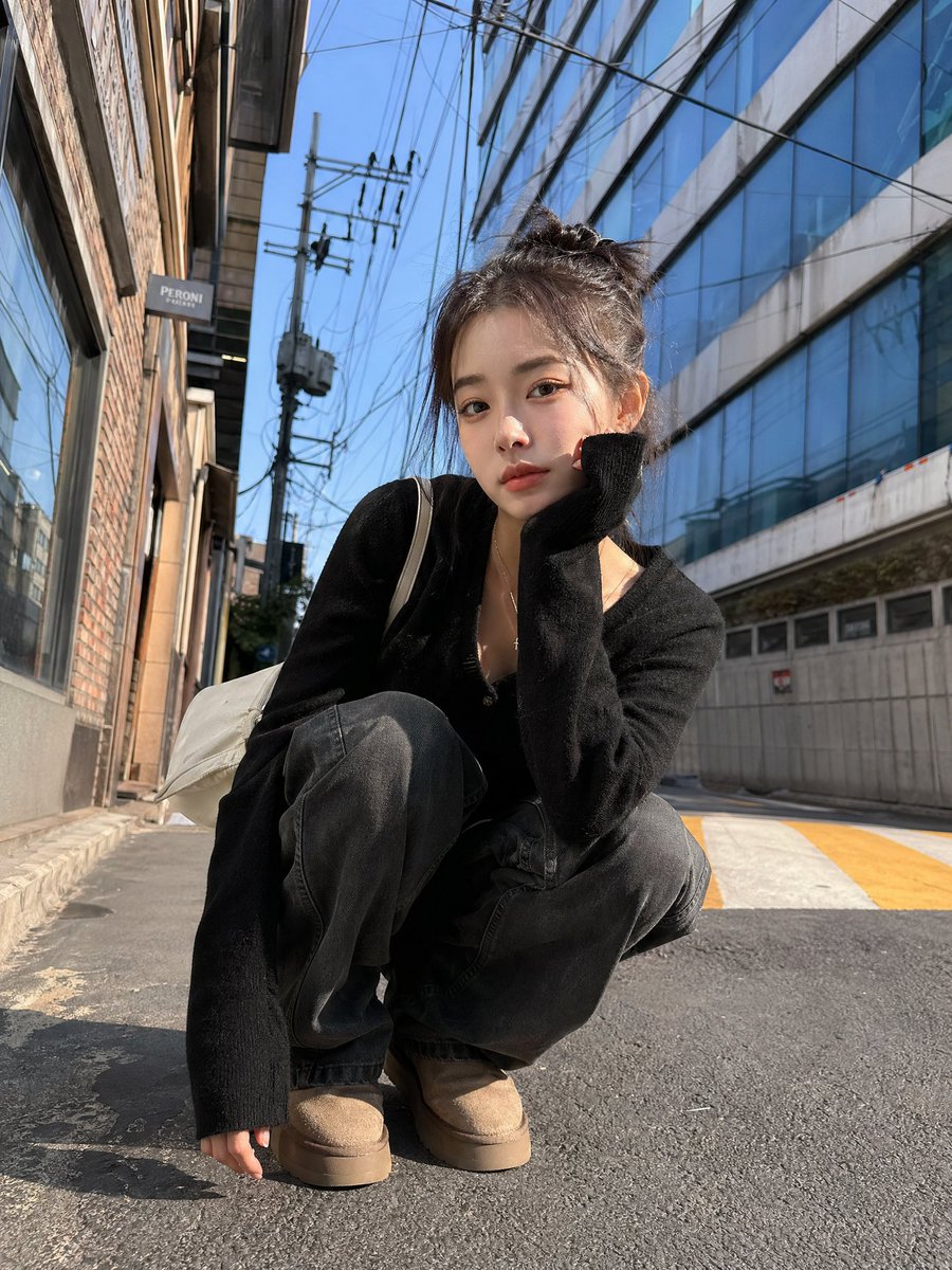 韩国女孩街头摄影