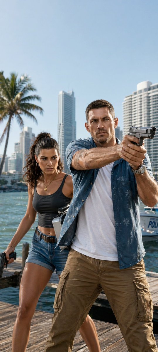 迈阿密码头动作电影剧照