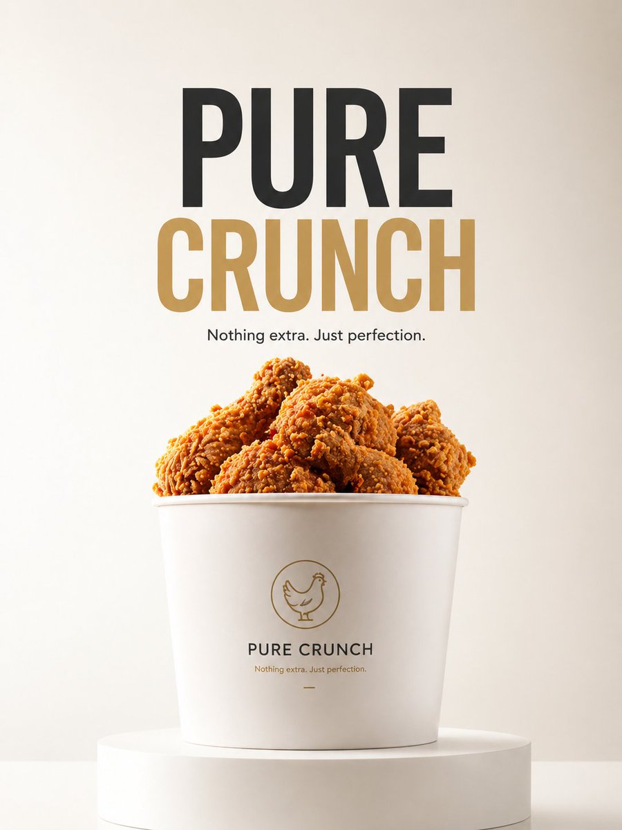 极简产品广告：PURE CRUNCH