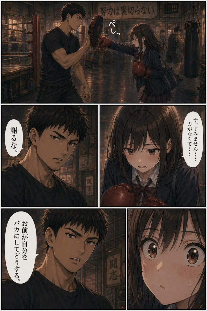 拳击馆漫画页面