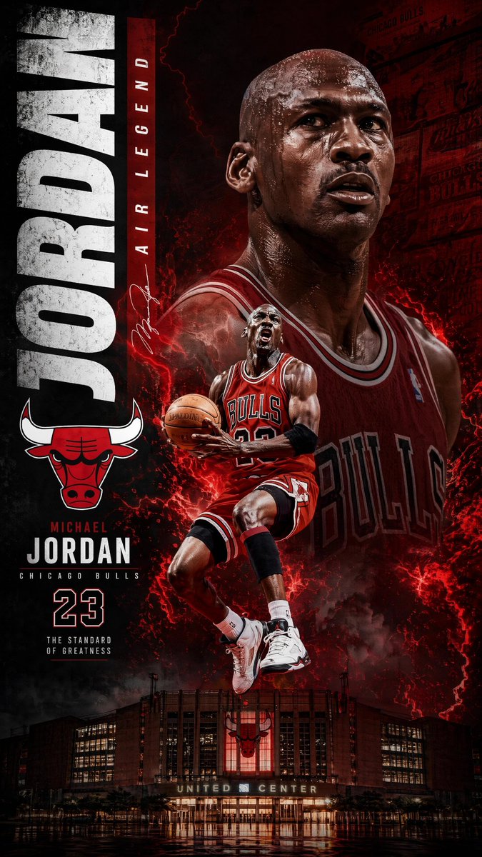 迈克尔·乔丹 (Michael Jordan) 体育主题图形壁纸