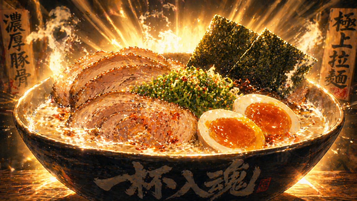 动漫美食：豚骨汤底