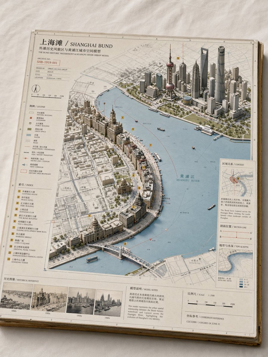 景观档案模型模板