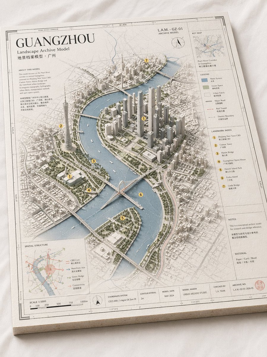 景观档案模型模板