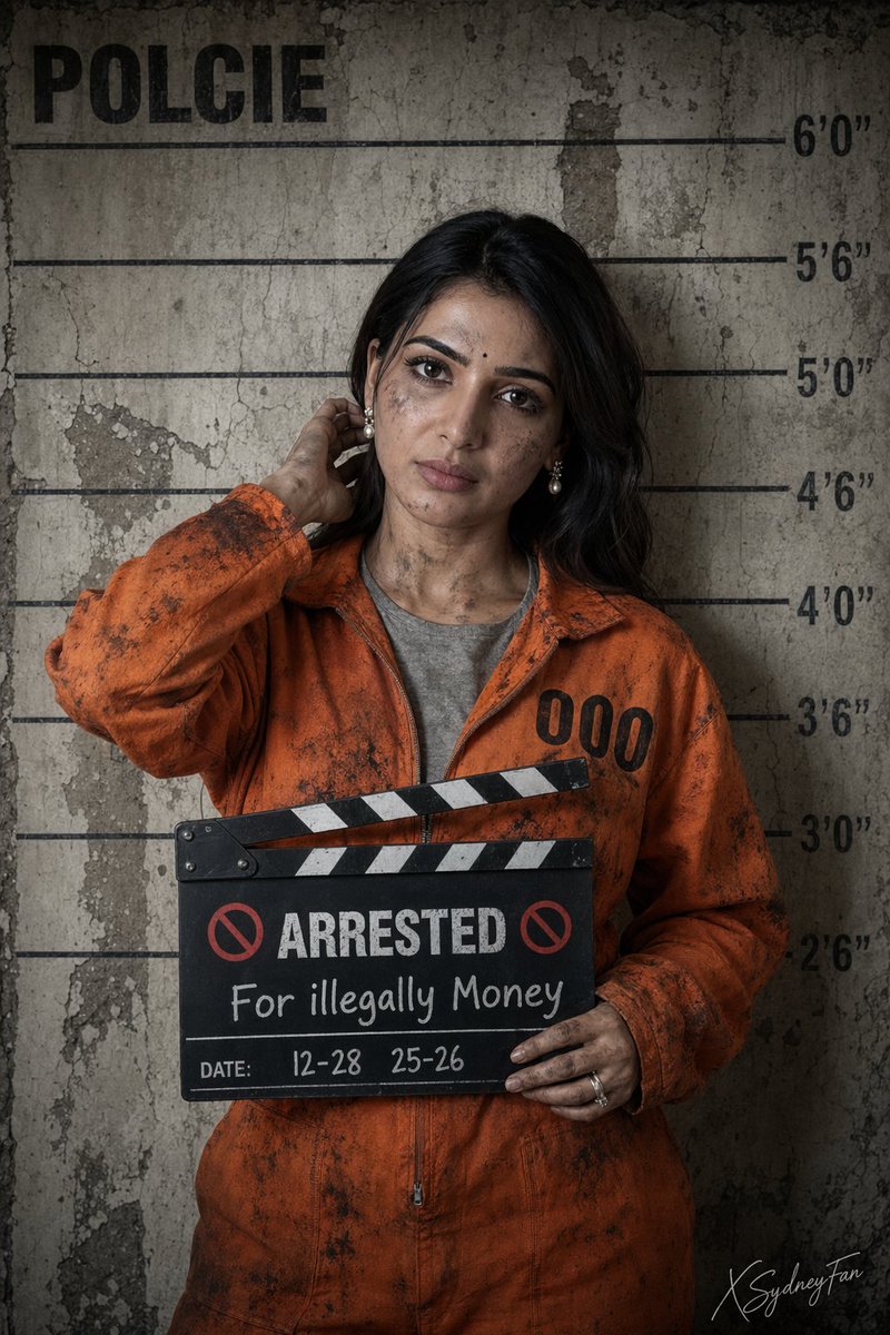 写实风格囚犯入狱照肖像