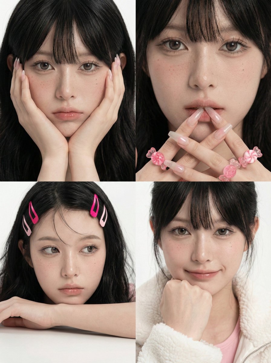 2x2 美妆人像拼图