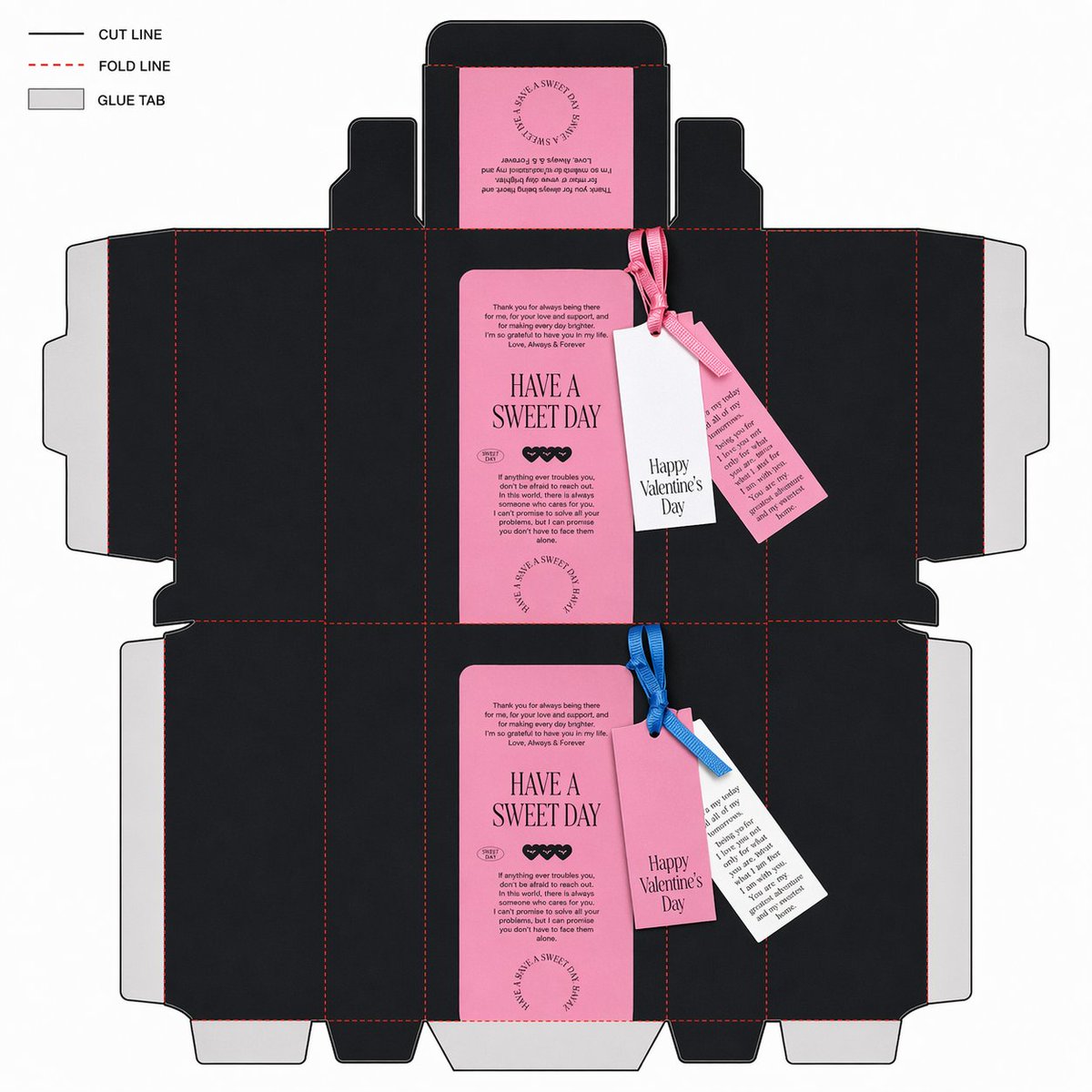 3D 包装转 2D 平面展开图