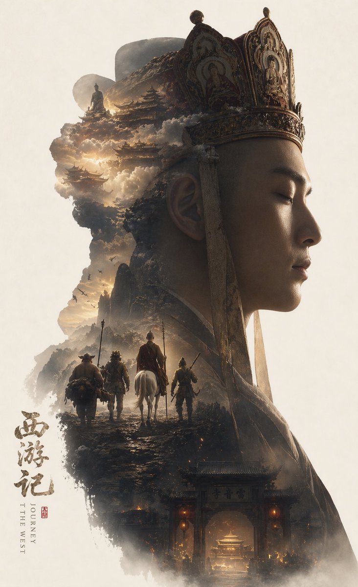 史诗叙事剪影电影海报