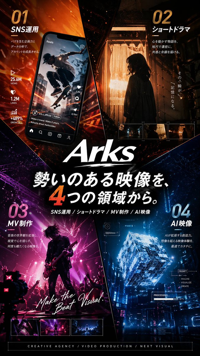 日本创意代理公司海报