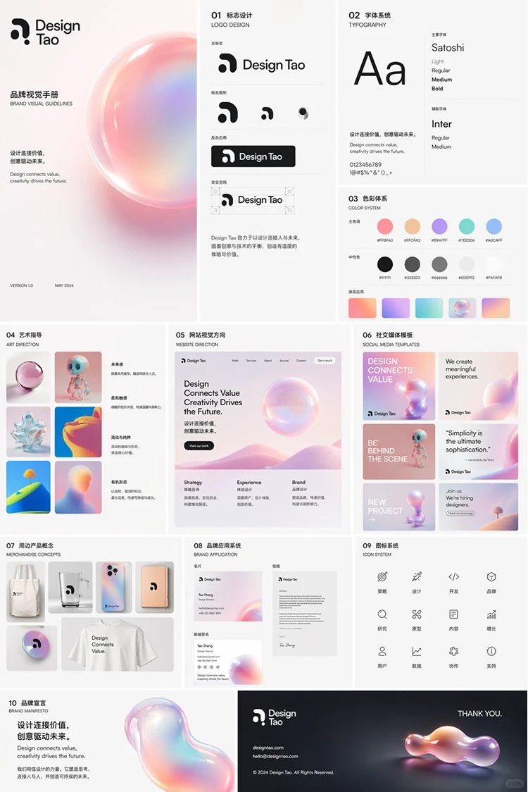 未来感品牌视觉手册