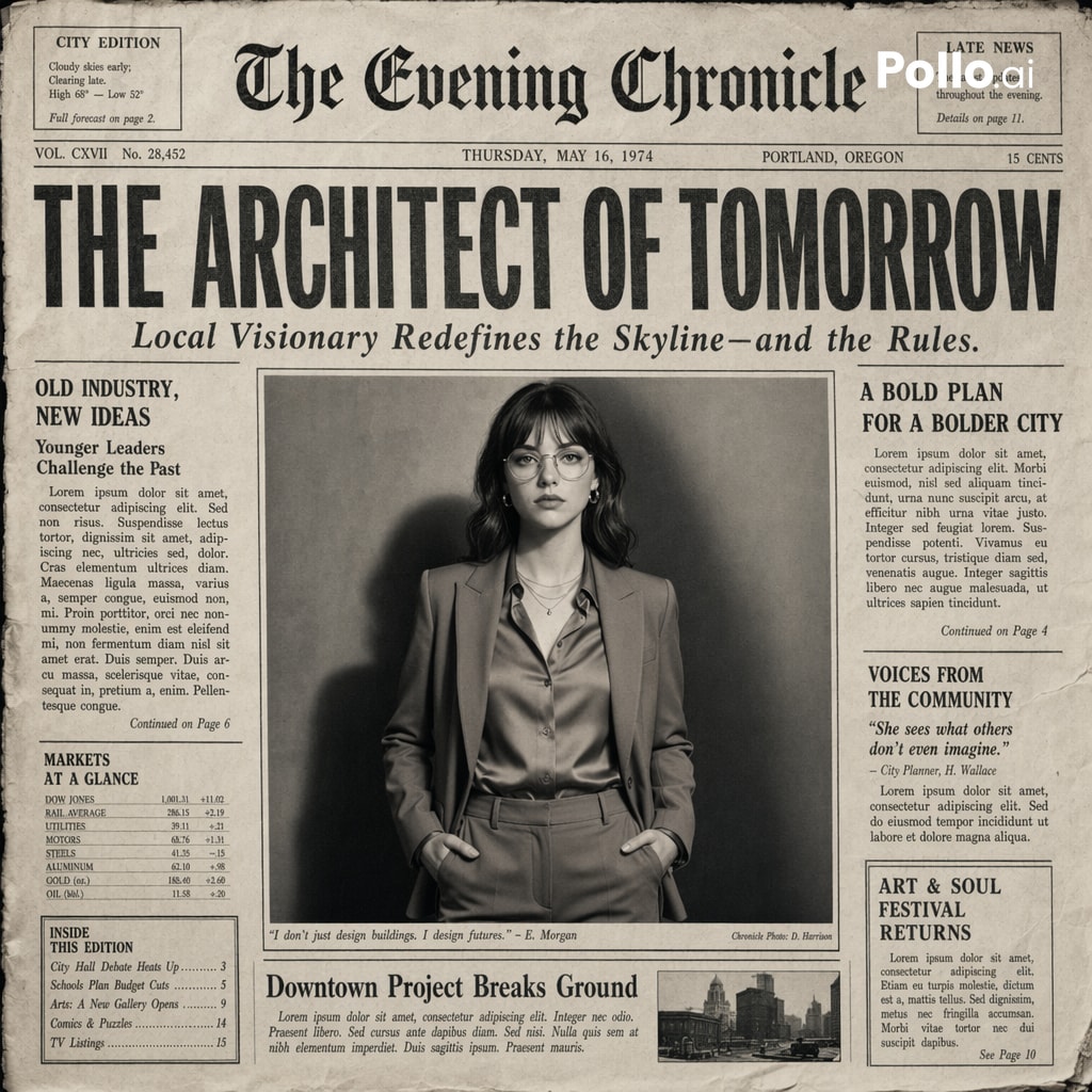 复古报纸头版生成器