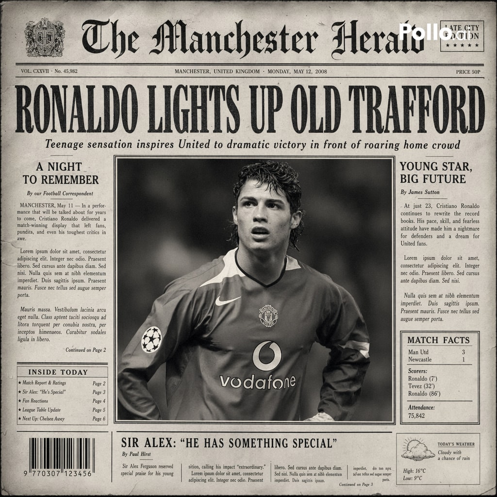 复古报纸头版生成器