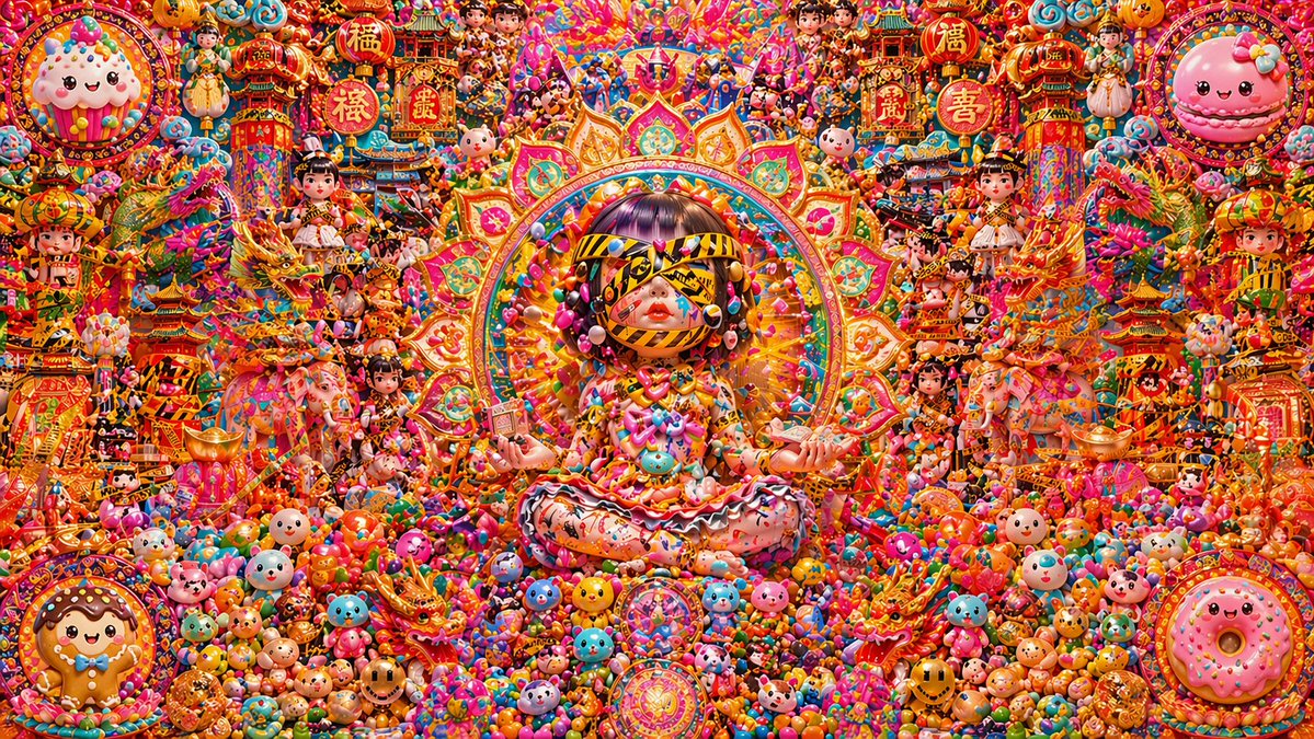 糖果风农历新年神龛