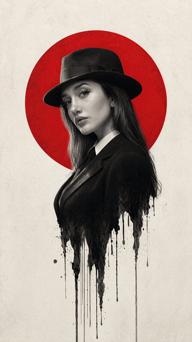 极简主义黑色电影海报