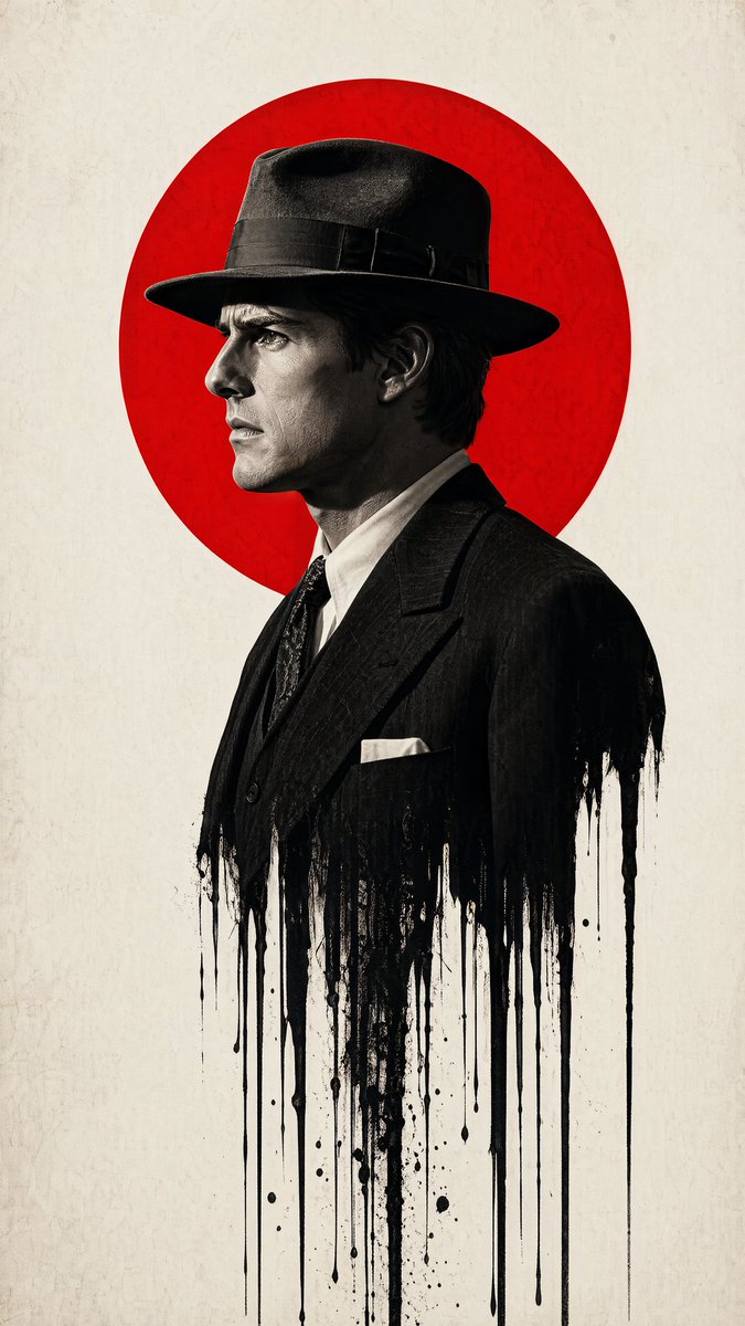 极简主义黑色电影海报