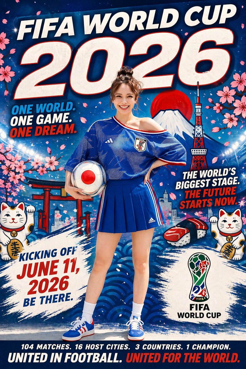 极简风格世界杯海报