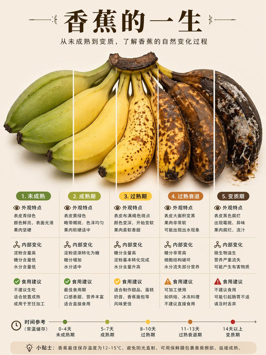 食物生命周期信息图提示词