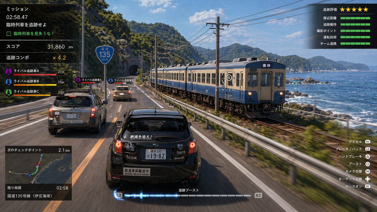 火车摄影游戏模拟