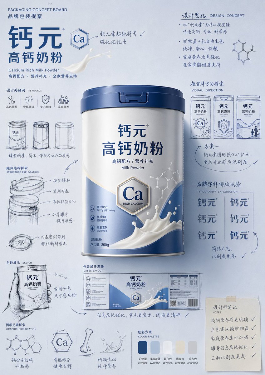 包装设计方案项目提示词