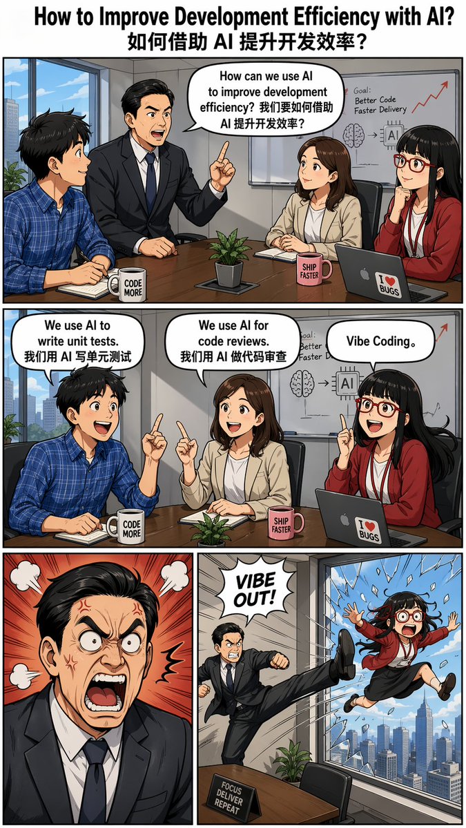 “Out the Window” 模因漫画提示词