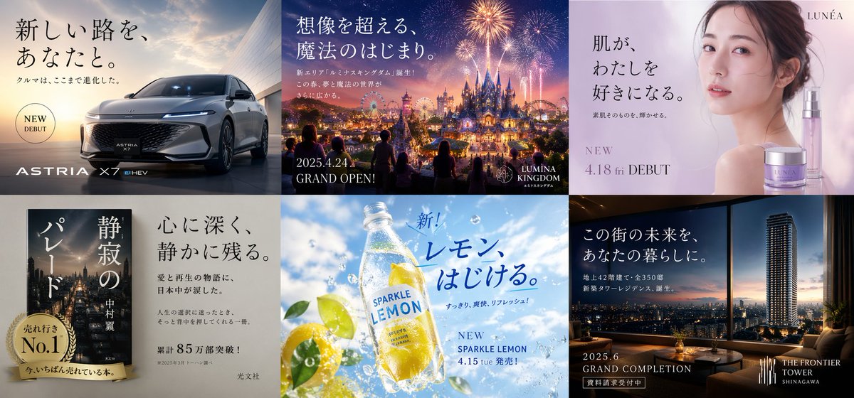 多行业日本广告拼贴画