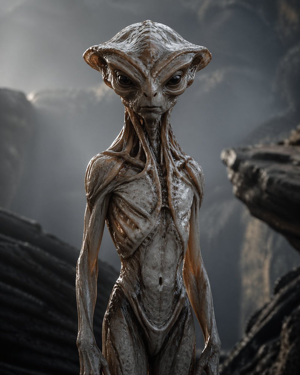 深谷中的写实外星人