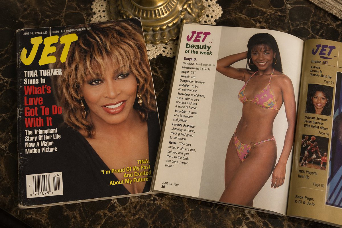 复古 Jet 杂志封面场景