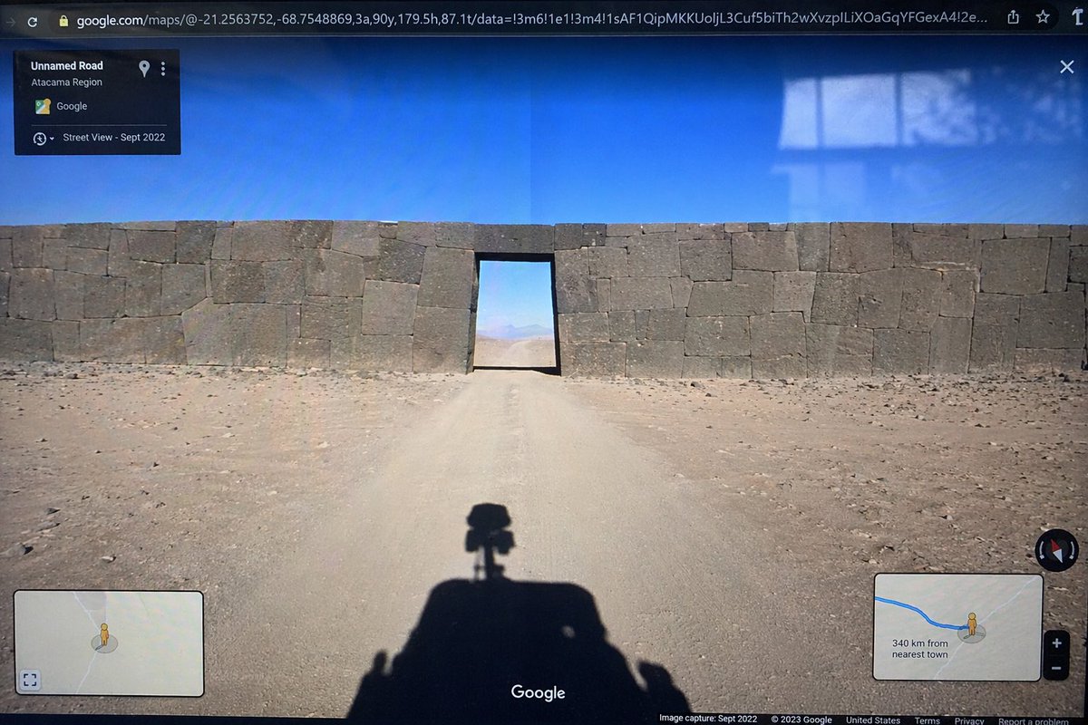 Google Street View 异常景观屏幕照片