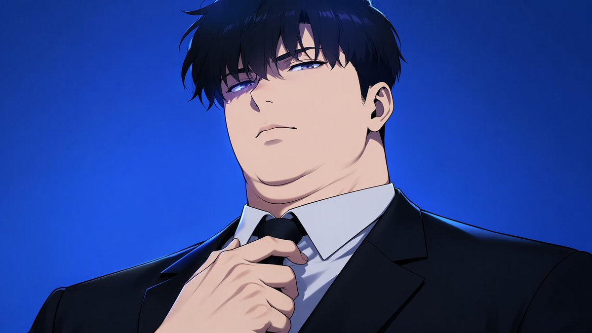 韩漫风格老板肖像