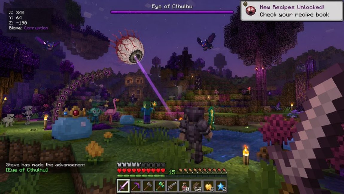 体素生存游戏联动 UI