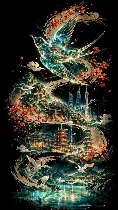 书法城市印象海报