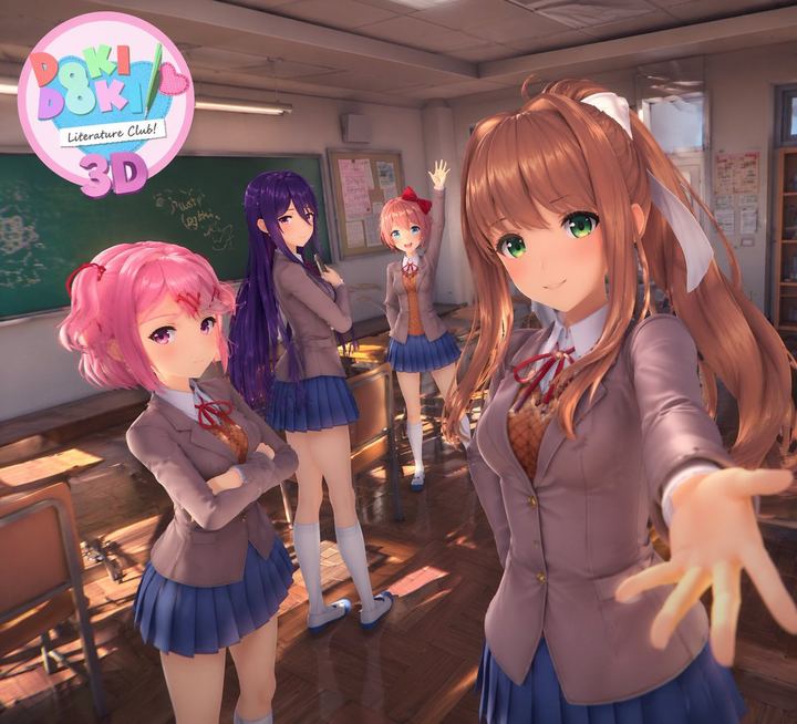 3D 动漫视觉小说游戏封面