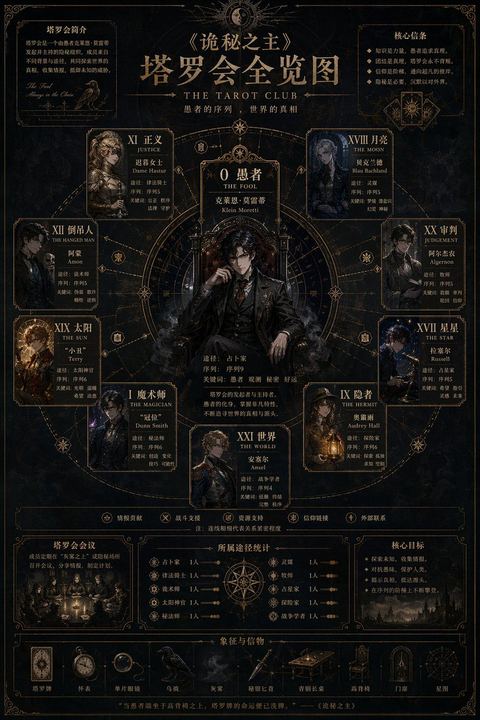 Occult Tarot Club 地图