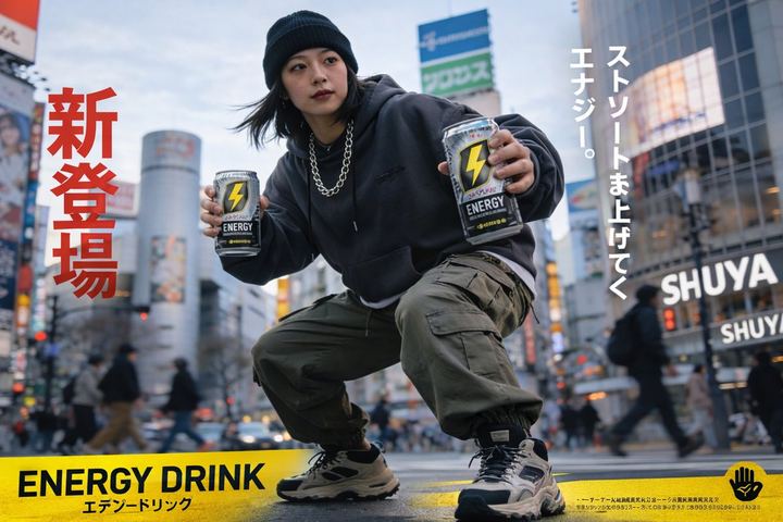 Urban Energy Drink 广告海报