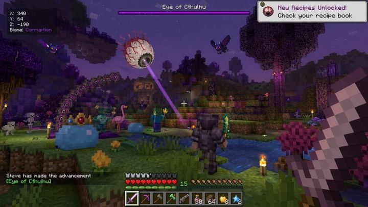 体素生存游戏联动 UI