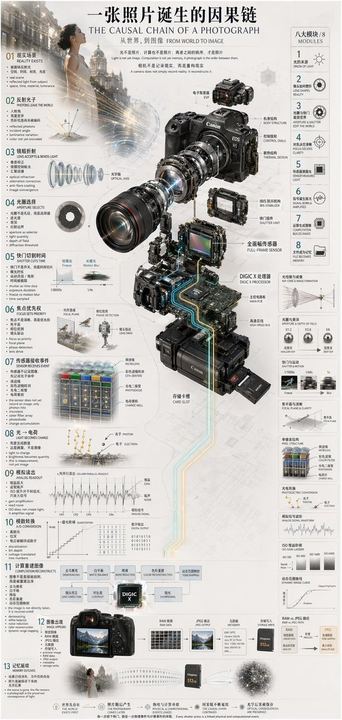 Camera Exploded View Infographic