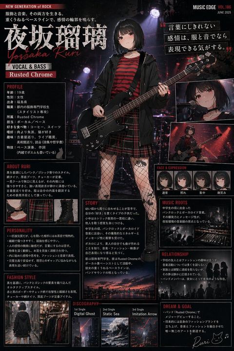Music Magazine Character Profile
