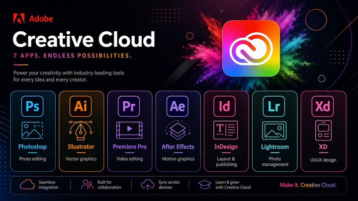 Adobe Creative Cloud 促销横幅