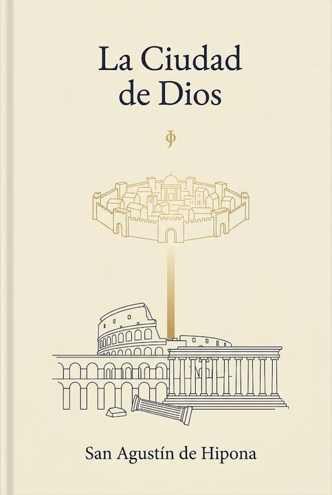 极简主义圣奥古斯丁书籍封面