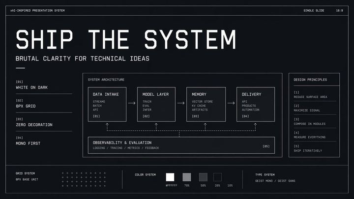 粗野主义技术系统 Slides