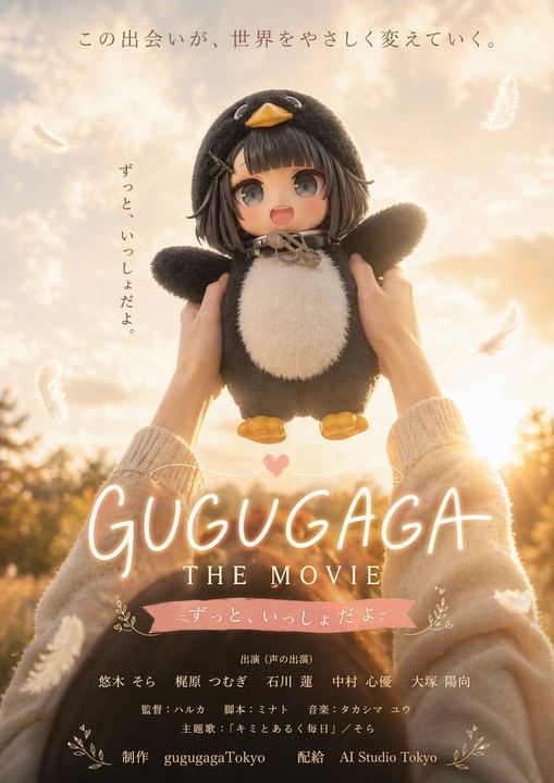 温馨企鹅奇幻电影海报