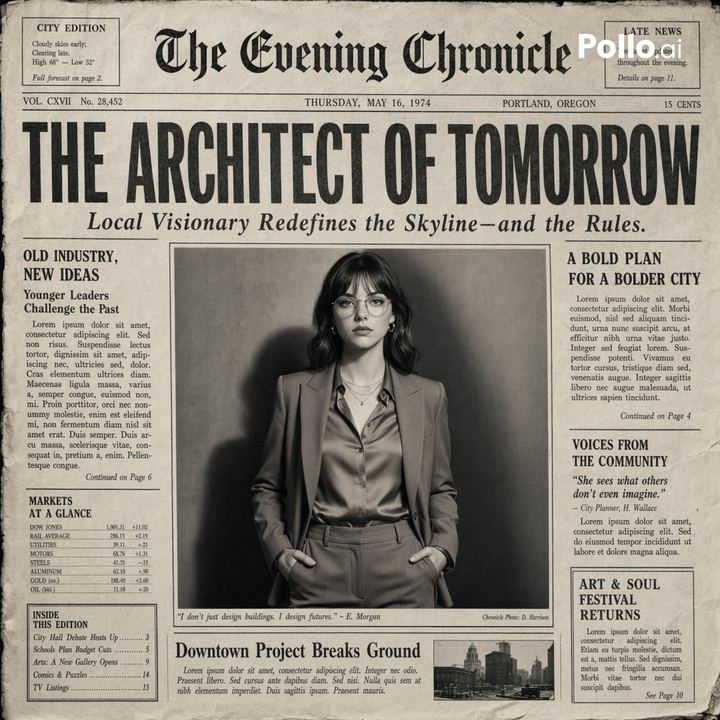 复古报纸头版生成器