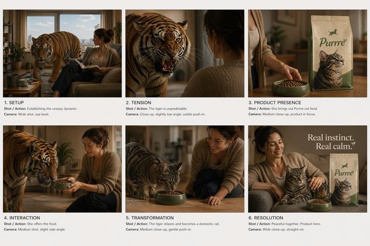 商业广告分镜布局